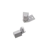 GLOBAL DOOR CONTROLS Arch/Vistawall Style Offset Pivot Non-Handed in Aluminum TH1109-AL